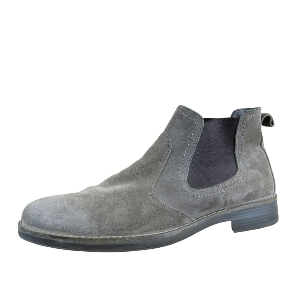 Nordstrom Men's Gray Suede Leather Waterproof Ankle Boots Casual 45